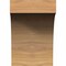 Ekena Millwork Huntington Rough Sawn Rafter Tail, Western Red Cedar, 4"W x 6"H x 12"L RFT04X06X12HUN00RWR - alternate 2